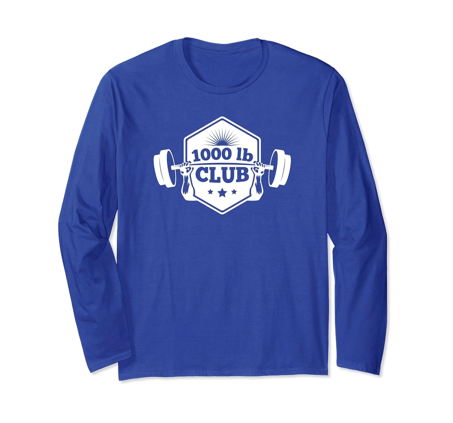 Weightlifting Store Long Sleeve 1000 LB Gym Lovers T-Shirt-anz