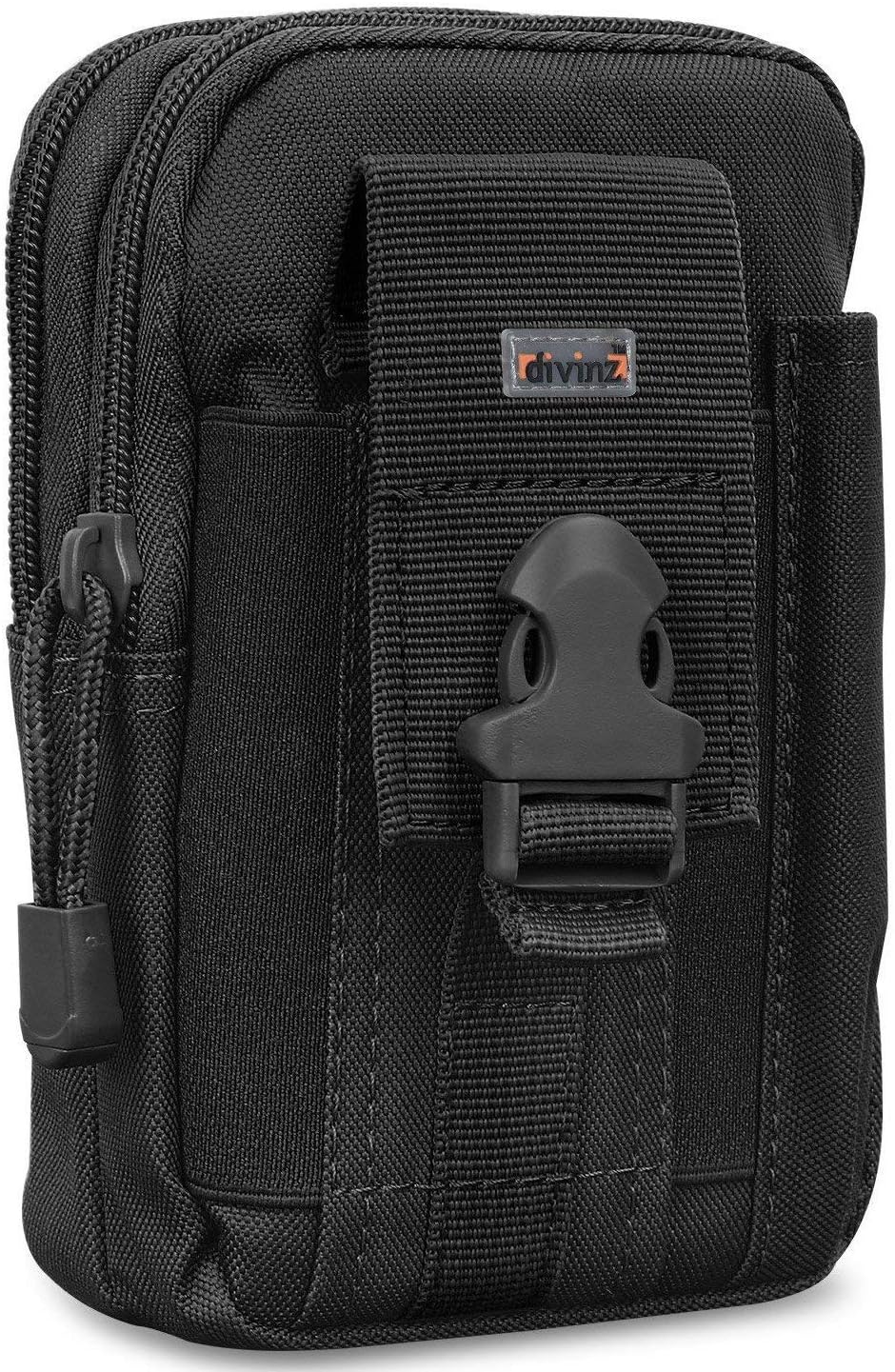Saiyam Divinz Water Resistant Travel Waist Pouch for Phone and Small Accessories (Black)