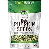 NOW Foods, Pumpkin Seeds, Raw and Unsalted, Essential Fatty Acids, Rich in Iron, Excellent Source of Protein, Certified Non-GMO, 1-Pound (Packaging May Vary)