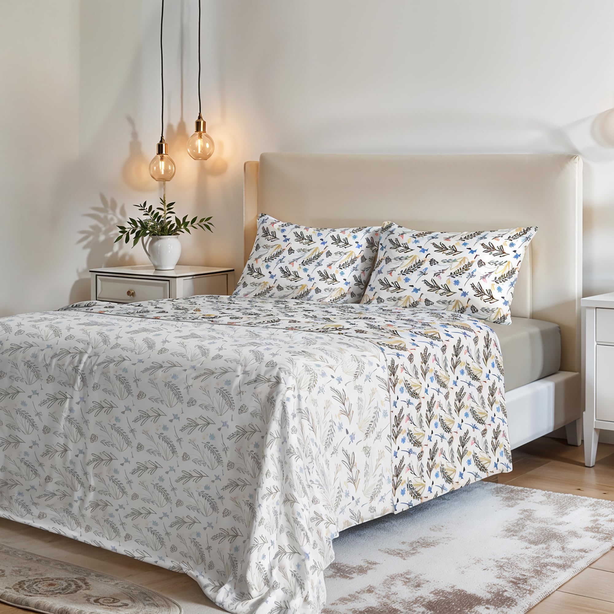 MB HOME ITALY “Fantasy” Bed Sheets Set, Double, Provenza