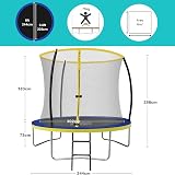 ZERO GRAVITY Ultima 4 8ft Trampoline and Enclosure view 2
