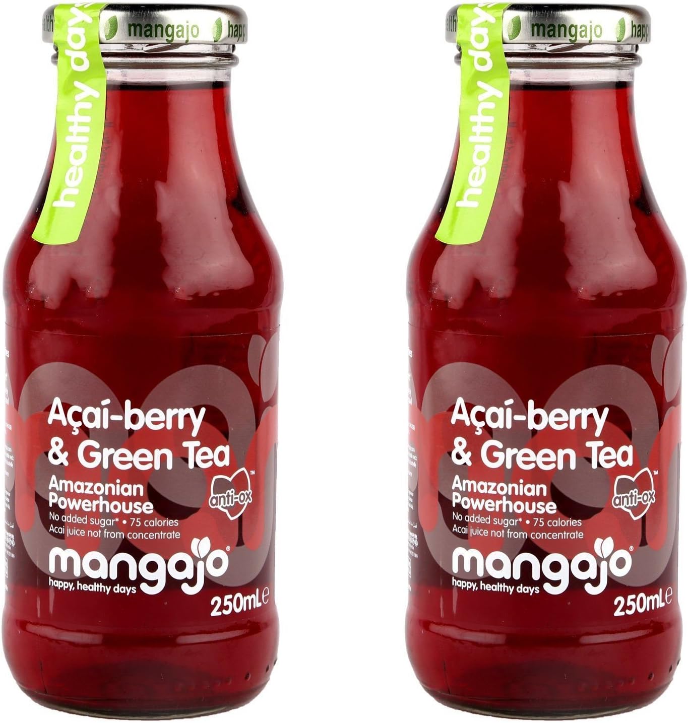 Mangajo | Acai Berry & Green Tea Drink | 2 x 12 x 250ml