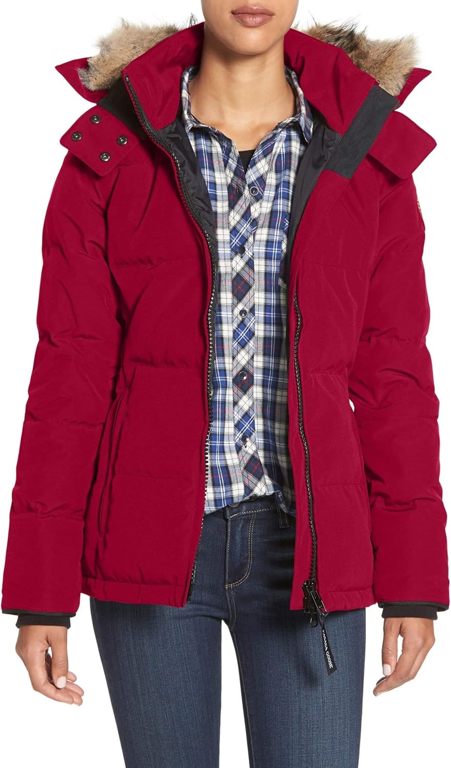 coyote fur trim parka