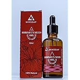 1.7 oz, Pure Hibiscus Oil - Natural Organic Cold Pressed Hibiscus Seed Oil for Skin, Hair, and Wellness
