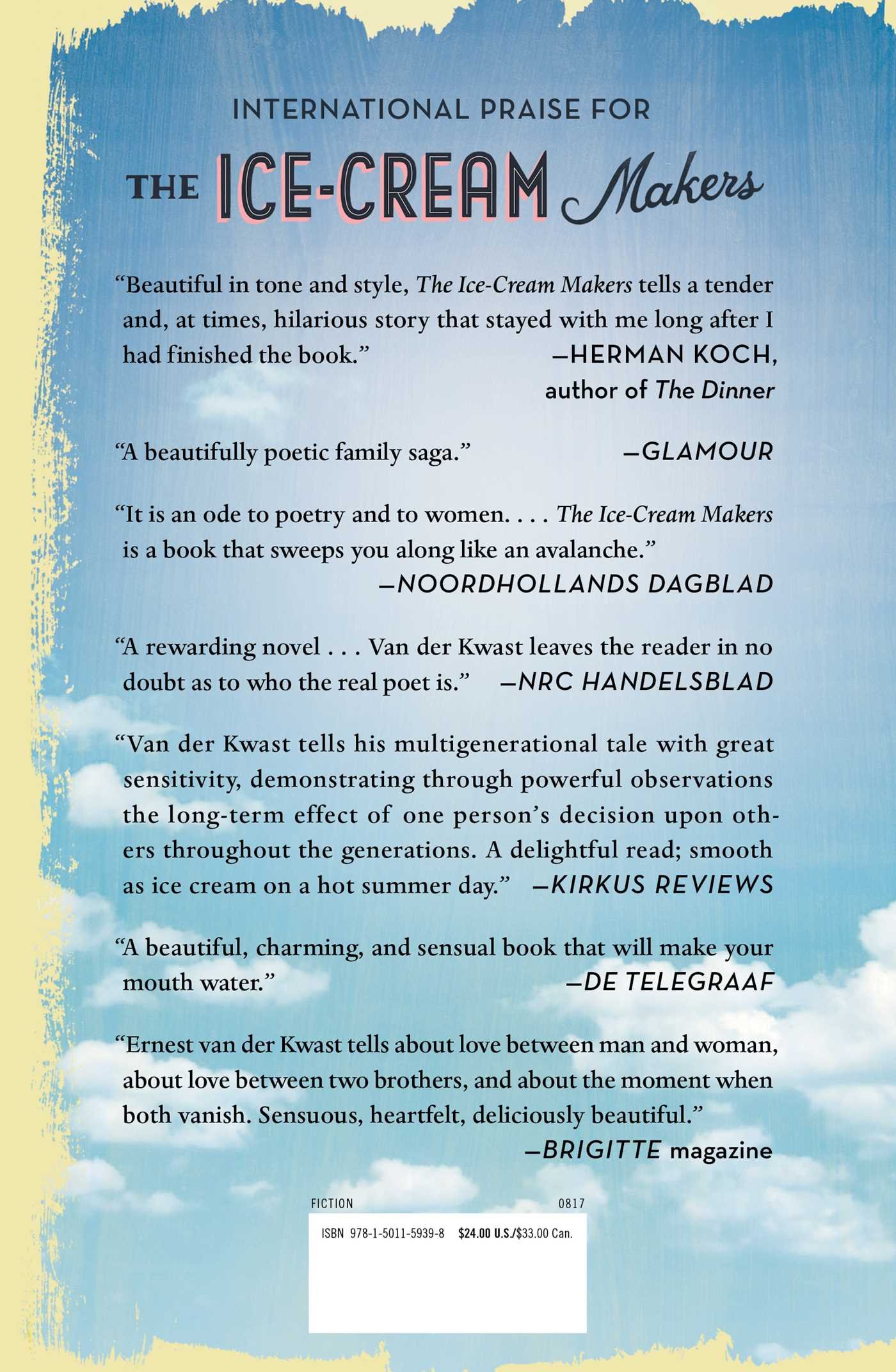 Amazon Com The Ice Cream Makers A Novel 9781501159398 Van Der Kwast Ernest Books