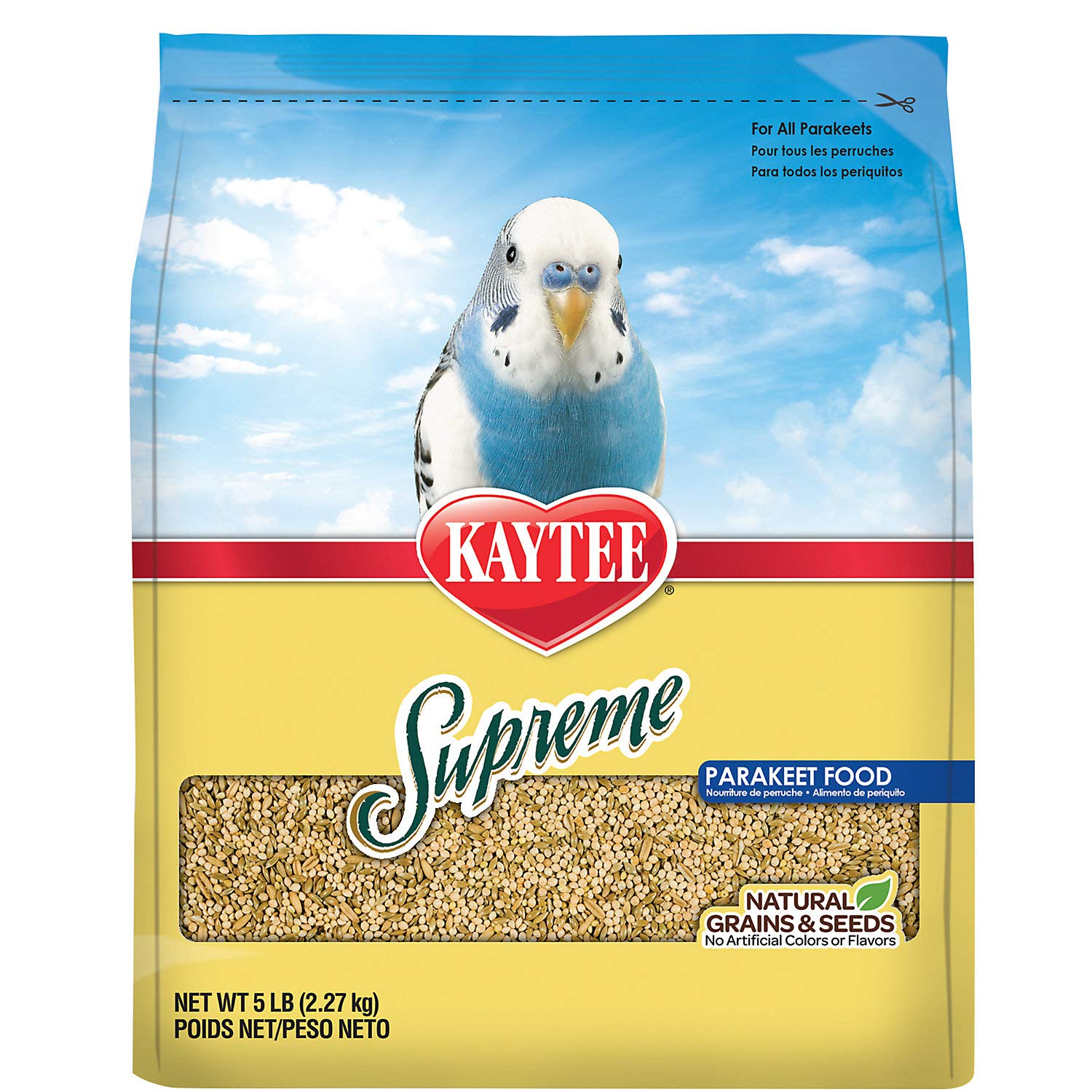 Kaytee Supreme Bird Food For Parakeets, 5Lb Bag Petz Bitz Pets Shop