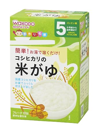 「ピジョン コシヒカリの米がゆ」の画像検索結果