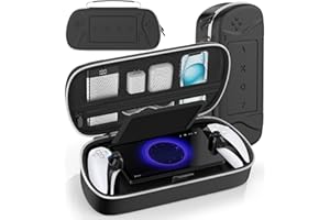 PS Portal Carry Case Compatible with PlayStation Portal Remote Player, PS5 Portal Case with Zip Pocket for PS Portal Accessor