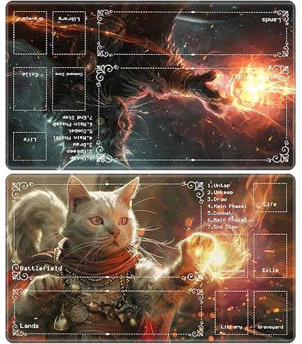 Amazon.com: Landscape MTG Playmat with Zones, 2mm Non‑Slip MTG Mat