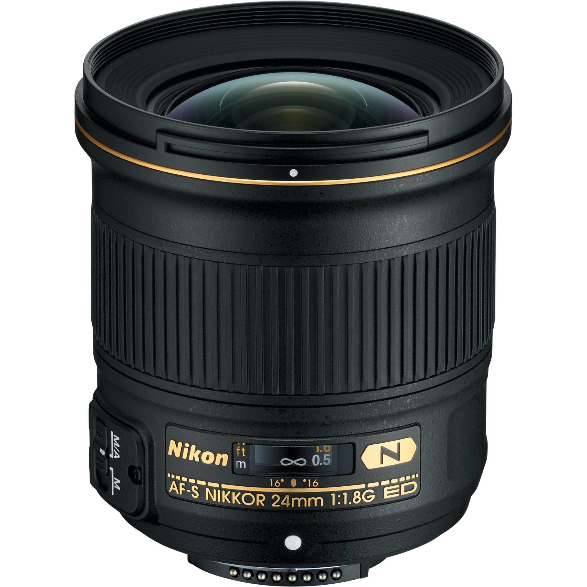 Nikon AF-S FX NIKKOR 24mm f/1.8G ED Fixed Lens with Auto Focus for Nikon DSLR Cameras