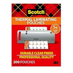 Scotch Thermal Laminating Pouches, 200