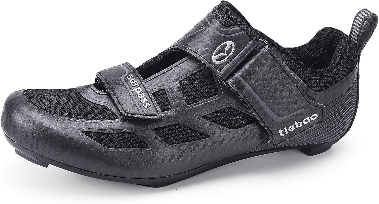Triathlon Cycling Shoes for Outdoor Road Bike Racing or Indoor Training
