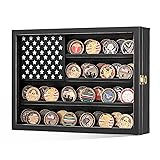 Challenge Coin Display Case 11x15IN, Military Medal