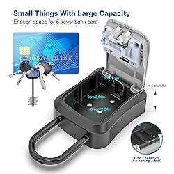 Vazioyar Key Lock Box With Retractable Key