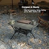 OneTigris Dipper Camping Table Lightweight Folding Table with Mesh Storage 66lb view 9