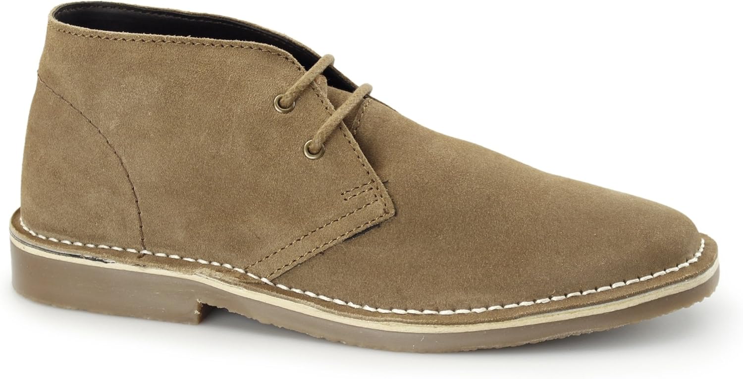 mens leather desert boots uk