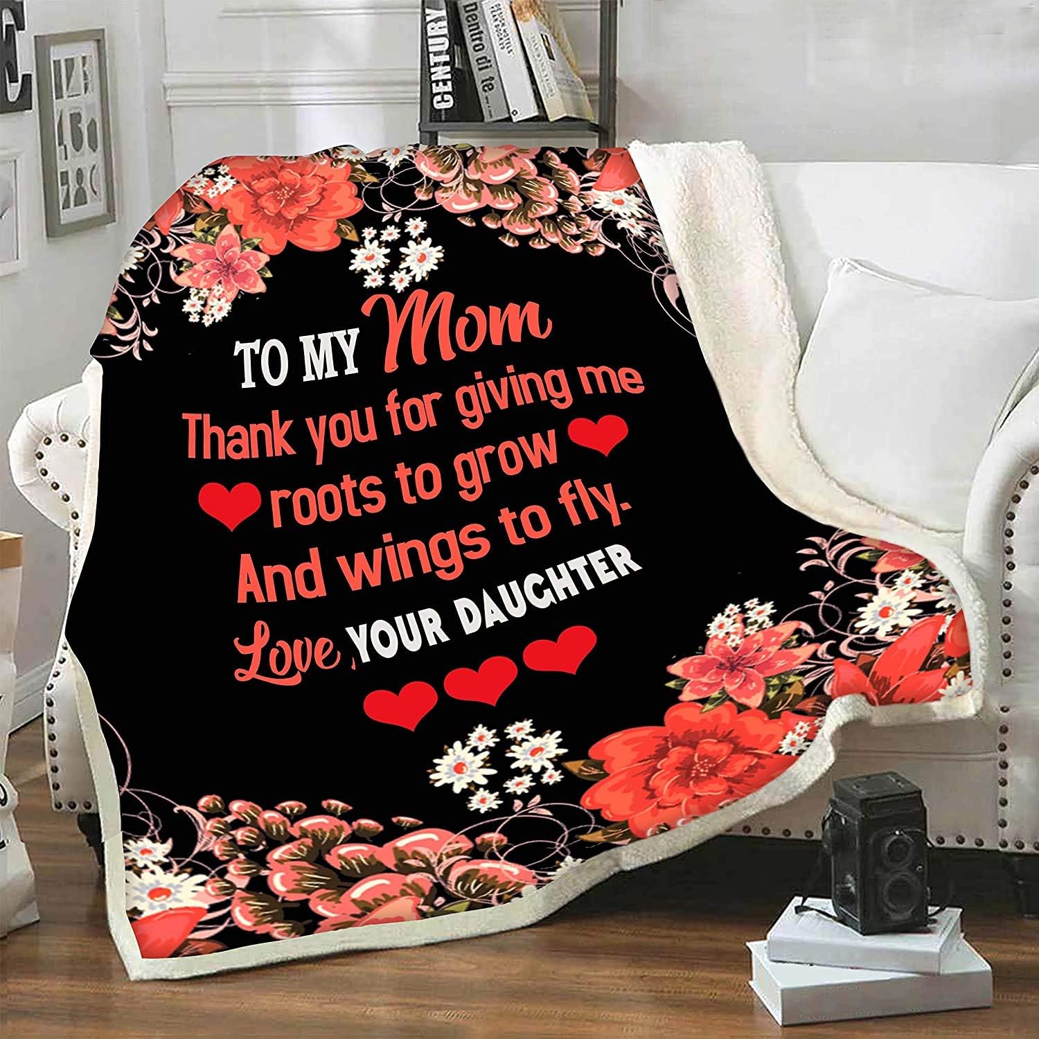 Thank You for Giving me Premium Blanket, to My Mother Blanket, I Love You Premium