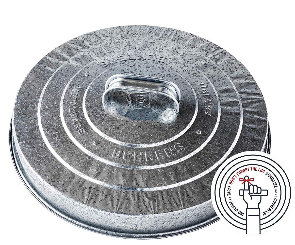 Behrens 1697 Manufacturing 6104 Galvanized Steel Locking Lid Can, 4Gallon, Original Version