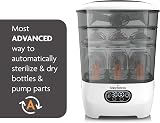 Baby Brezza Advanced Bottle Sterilizer and Dryer 8 Bottles Large Capacity view 2