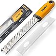 Deiss PRO Citrus Zester & Cheese Grater — Parmesan Cheese Lemon, Ginger, Garlic, Nutmeg, Chocolate, Vegetables, Fruits - Razo