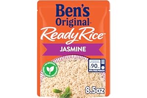 BEN'S ORIGINAL Ready Rice Jasmine Rice, Easy Dinner Side, 8.5 oz Pouch