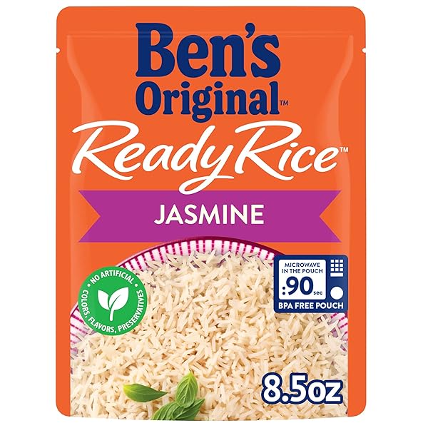 BEN’S ORIGINAL READY RICE JASMINE RICE, EASY DINNER...