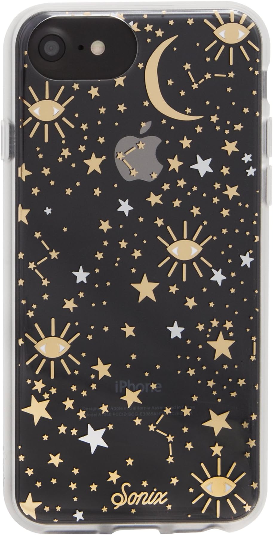 Sonix Cosmic Stars Case [Drop Test Certified] Protective Clear Gold, Silver Star Case for Apple iPhone 6, iPhone 6s, iPhone 7, iPhone 8, iPhone SE