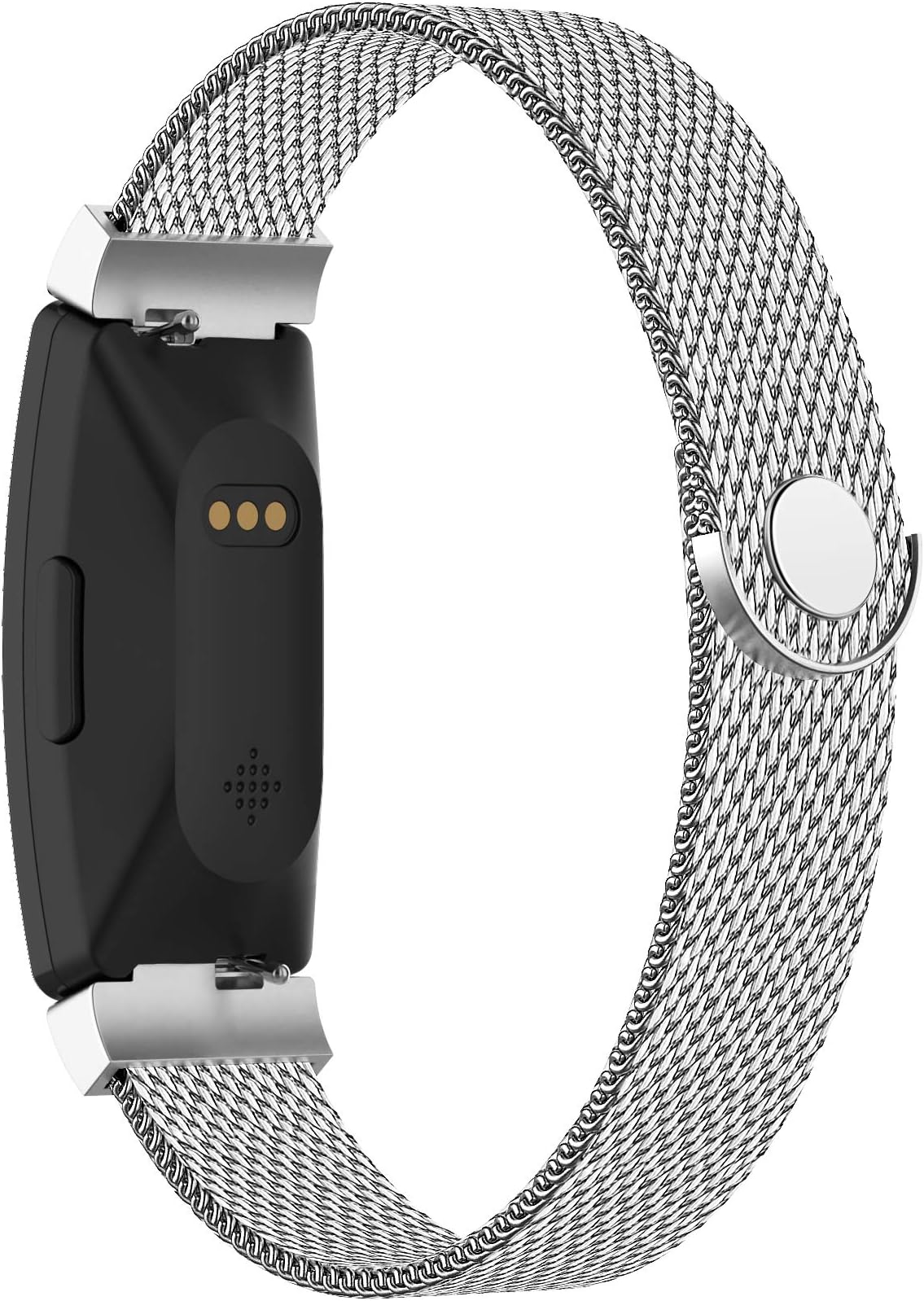 POY Compatible with Fitbit Inspire Hr Bands, Stainless Steel Replacement for Fitbit Inspire & Inspire 2 & Ace 2 Metal…