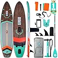 Niphean (Extra Large) Inflatable Paddle Board, SUP for 2+1 People/Family, Stand Up Paddle Board with (Beginner Friendly) StabilTrac Fin, Waterproof Phone Pouch, Paddle Boards for Adults, Gift Ideas