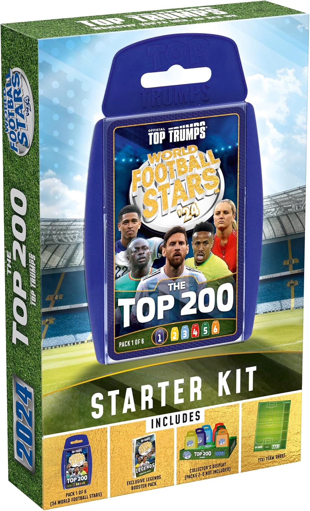 Top Trumps World Football Stars Starter Kit Card Game Brand Top Trumps
