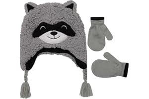 ADDIE & TATE Toddler Winter Hat and Gloves Set for Ages 4-7 or Boys & Girls Winter Hat & Toddler Mittens Ages 2-4