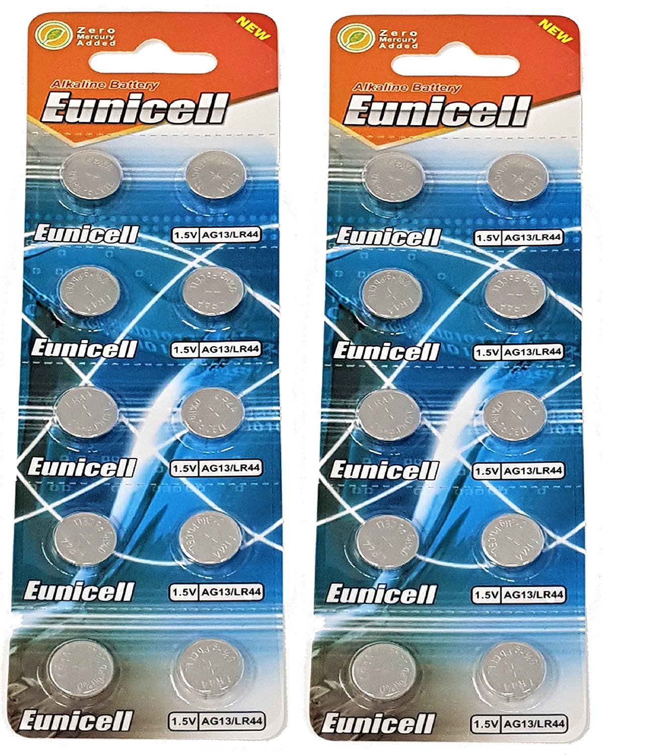 40 x AG13 G13 SR44 LR44 A76 V13GA PX76A 357 Alkaline Button Batteries [Watch]
