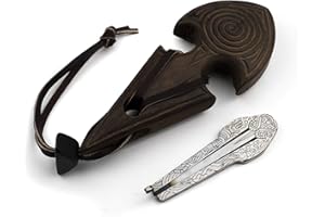 Altaistore Jew's Harp with Cedar Case by Dmitry Glazyrin - Silver, Stainless Steel & Cedar Wood