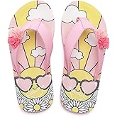Saidoteto Boys Girls Flip Flops Child Summer Slip-on Thong Sandals Beach Pool Water Shoes(Little/Big Kid)
