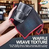 Airlab 6X Waffle Pattern Glass Cloths 30x30cm 400GSM Microfiber view 3