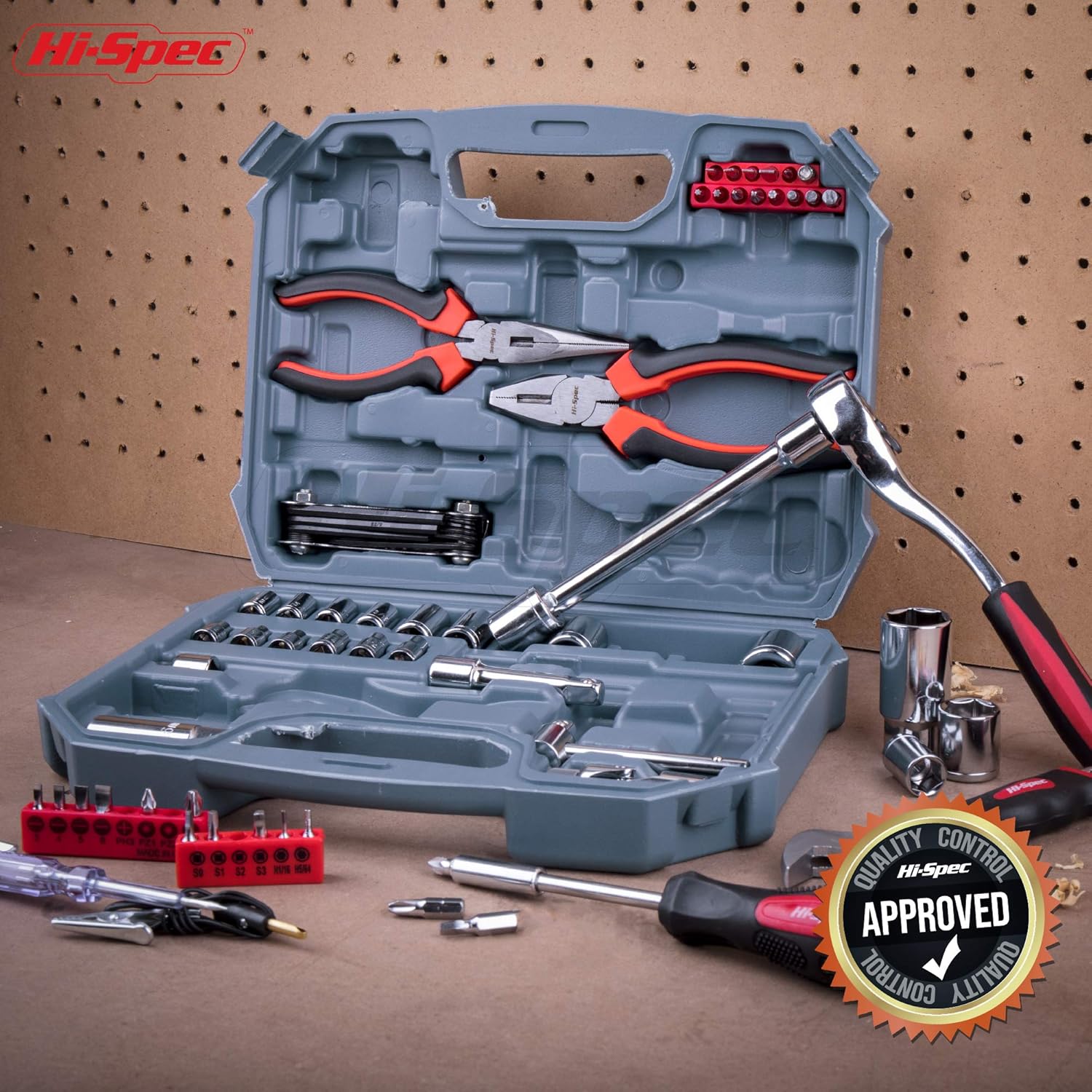 Hi-Spec 67 Piece Auto Mechanics Tool Set (SAE): Automotive