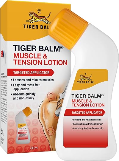 Tiger Balm Muscle & Tension Lotion 80ml with No Mess Applicator