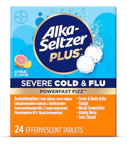 Amazon.com: Alka-Seltzer Plus Severe,Cold & Cough Medicine for