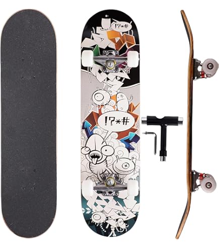 Amazon.com : ZERO Skateboard Complete Single Skull 8.0 : Sports