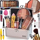 Maleta De Maquiagem Completa Profissional Para Uso Diário