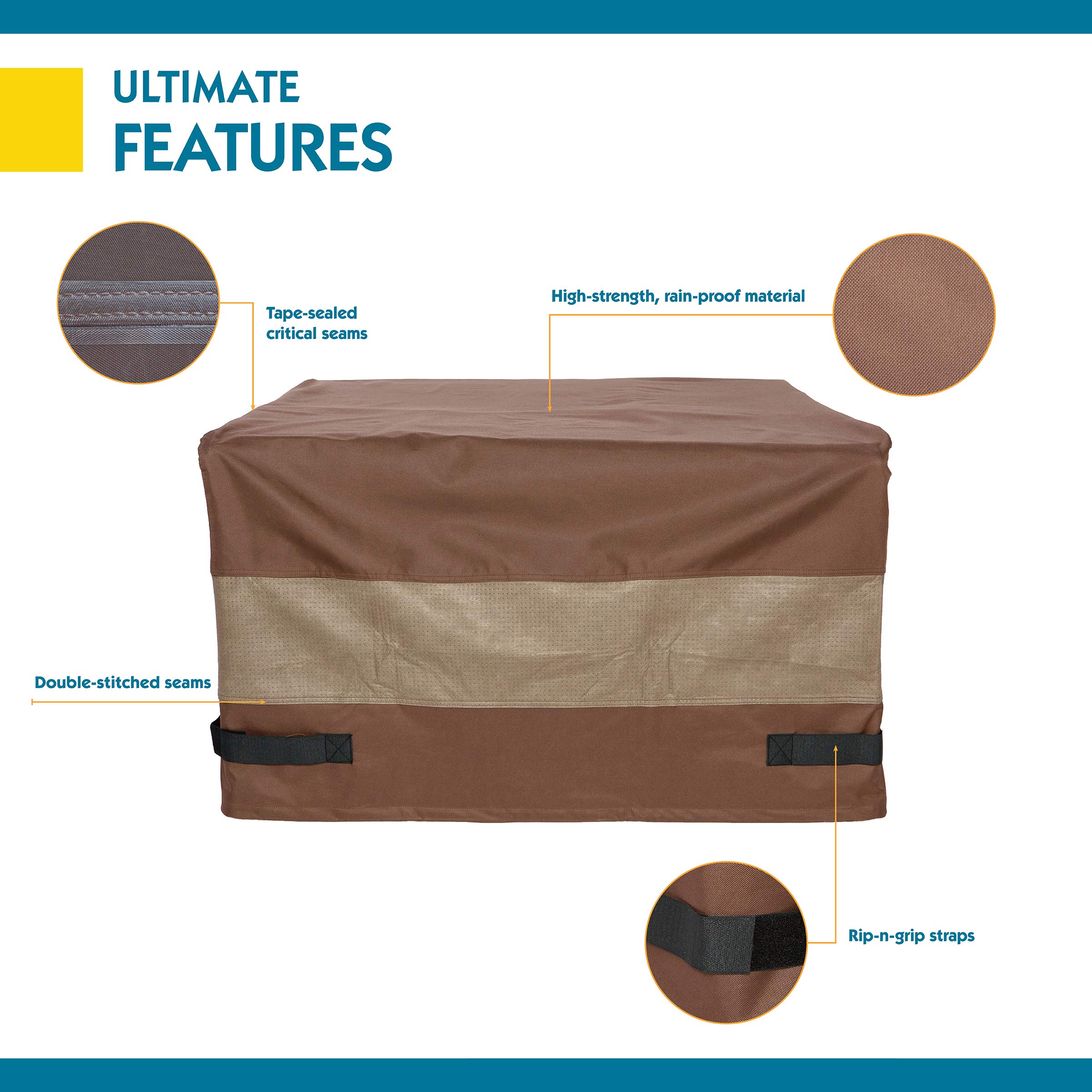 Duck Covers Ultimate Square Fire Pit Cover, 40Inch 856499005473 eBay