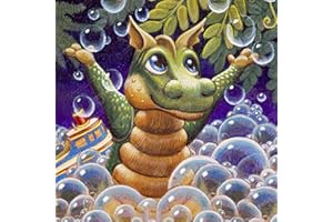 DIAMOND ART CLUB Bubbles Diamond Art Painting Kit, Fun Crafts for Adults and All Ages, Small Diamond Art Canvas for Beginners, 13" x 13" (33 x 33 cm)