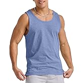 Hanes Mens Originals Tri-Blend Tank Top, Lightweight Tanks for Men, Sleeveless Tank Shirt