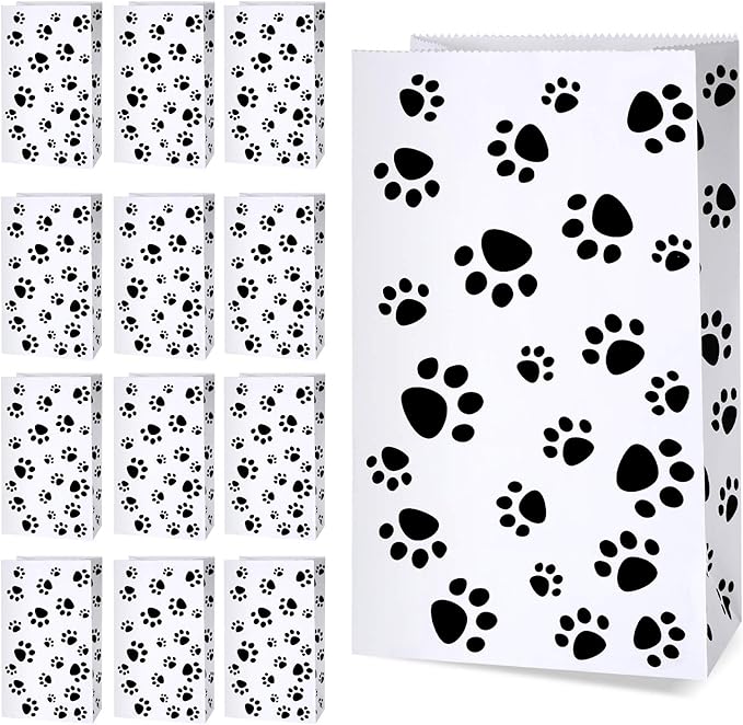 paw print treat bags