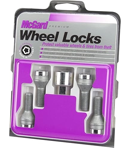Amazon.com: McGard 27326 Black Bolt Style Cone Seat Wheel Lock Set