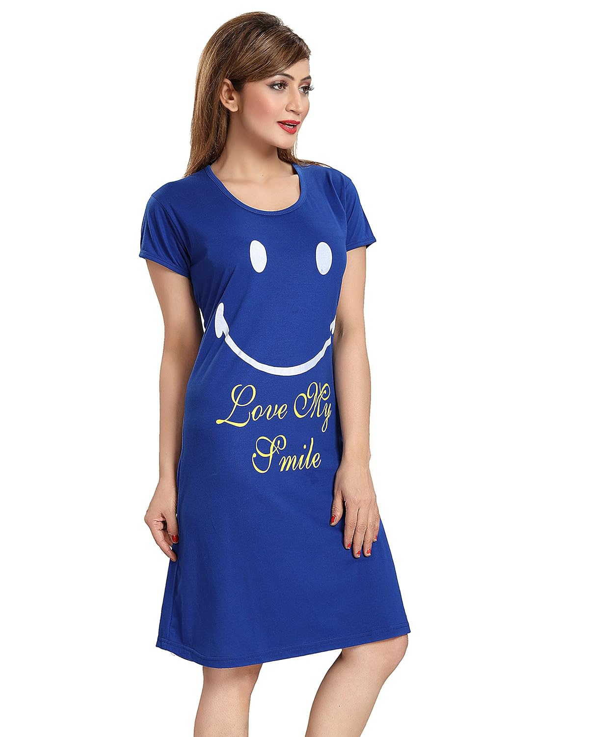 av2 women's cotton short nighty