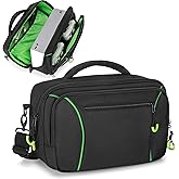 PGmoon Travel Carrying Case Compatible with Xbox Series S, Storage Carry Bag with Padded PE Foam Liner for Controllers, Cables and More Accessories (Patent Design)