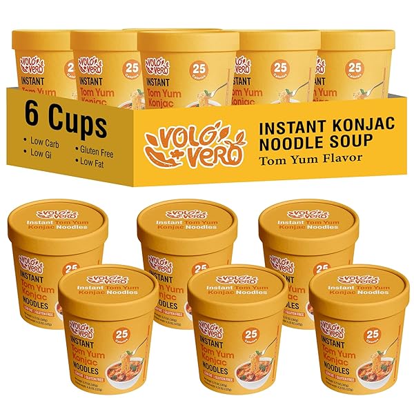 VOLO VERO KONJAC NOODLE INSTANT SOUP CUP TOM...