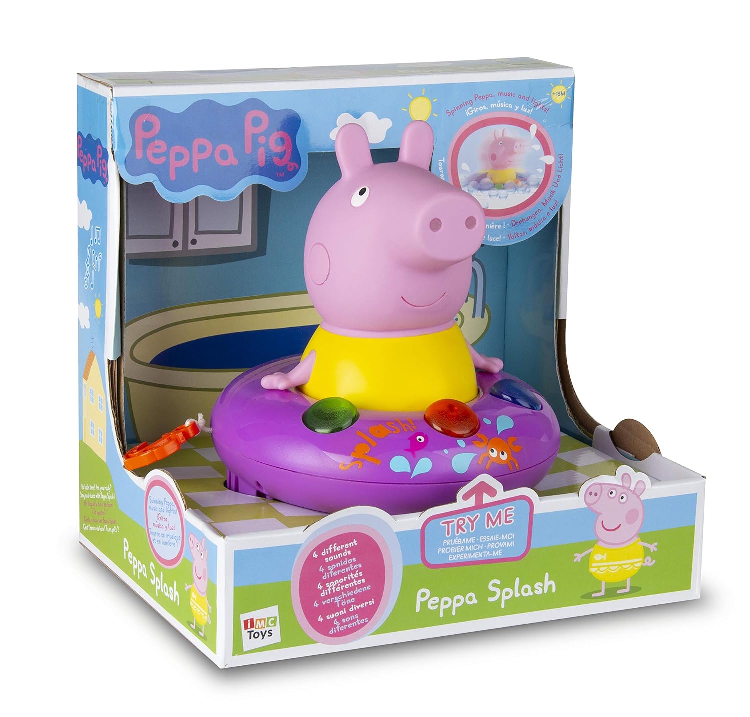 peppa pig splash bath toy