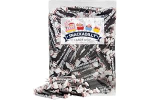 SNACKADILLY Tootsie Roll Original Chocolate Taffy Candy - VALUE SIZE 4.5 Lbs. (72 oz.) Bulk Family Size of Delicious Large Taffy Rolls